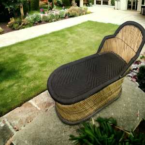 เก้าอี้อาบแดดหวายทอด้วยมือที่มีน้ำหนักเบาและนั่งสบาย - Product Image 6