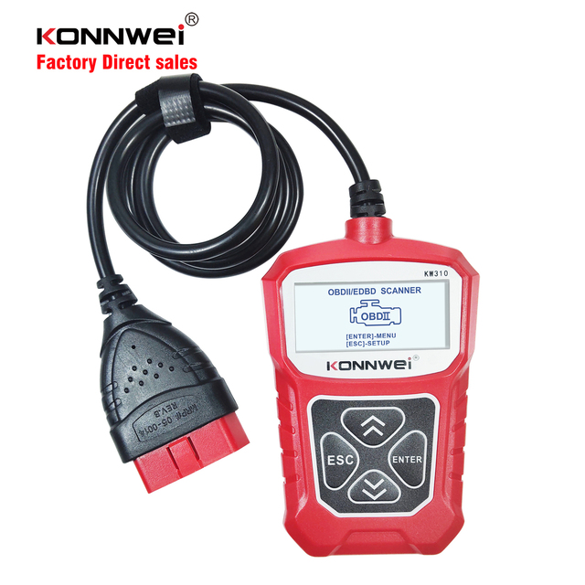 KONNWEI OBD2 Car Fault Code Diagnosis Equipment KW310 Engine Code Reader for All 12V Cars