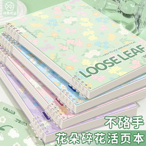 1 vào học sinh máy tính xách tay rời lá dày cuốn sách cuộn có thể tháo rời đơn giản notepad trong suốt - Product Image 6