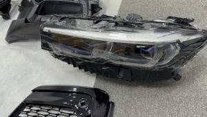 Bodykit de <span class=keywords><strong>vente</strong></span> d'usine pour 2016-2018 G11/G12 mise à niveau vers <span class=keywords><strong>2022</strong></span> Sport Style avec phare feu arrière pare-chocs avant capot jupe latérale - Product Image 3