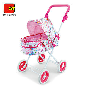 Poussette Pliable pour Poupées <span class=keywords><strong>Grand</strong></span> Panier pour Poupées Jouets d'Imitation Accessoires pour Poupées pour Filles - Product Image 4