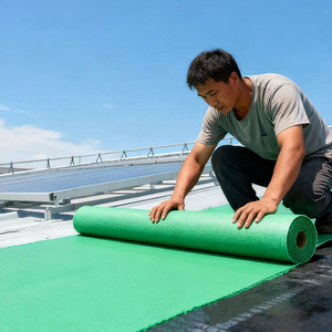 Bande de membrane imperméable en <span class=keywords><strong>bitume</strong></span> autocollante, résistante aux intempéries et facile à installer pour la <span class=keywords><strong>couverture</strong></span> de toit - Product Image 4