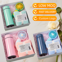 Set de Regalo Personalizado con Logotipo para Festivales de Verano, Regalos Empresariales, Termo, Abanico, Paraguas, Toalla, Recuerdo para Bodas y Fiestas, MOQ Bajo, Envío Rápido