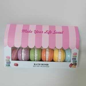 Bombas de Baño Coloridas con Forma de Hamburguesa Pequeña, 100% Ingredientes Naturales, Set de Regalo de 6 Unidades, Efervescentes para Baño, Venta al por Mayor, Cumple con MSDS - Product Image 2