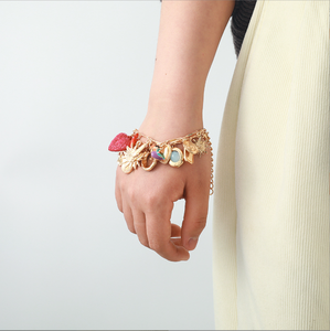<span class=keywords><strong>ZAA</strong></span> 3 pièces/ensemble 2025 nouveau multicouche tissé conception feuille coeur fleur Chili pendentif Bracelet pour les femmes bijoux de fête - Product Image 1