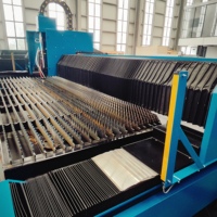 Nouvel Arrivage Équipement de découpe laser sur rail au sol 20000W, Plateau segmenté modulaire de 13m avec système d'extraction des poussières, Expédition facile