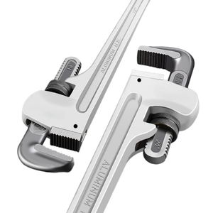 Proveedor de fábrica: Llave de tubo industrial de aluminio de alta resistencia, cortador de tuberías de agua con mango forjado - Product Image 5