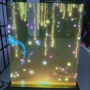 Barra de Luz LED Transparente XQD IP66 de Fácil Instalación, Pantalla de Malla, Cortina de Luz, Decoración para Techos de Edificios, Fuentes, Paisajes, Alta Frecuencia de Actualización - Product Image 3