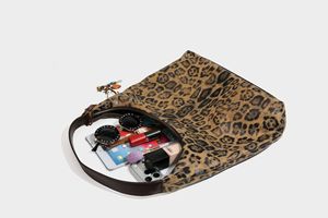 Sac fourre-tout vintage en PU imprimé léopard avec fermeture éclair pour femme, nouvelle collection 2026, grande capacité, décontracté, pour trajets quotidiens, sac sous le bras, format compact - Product Image 6