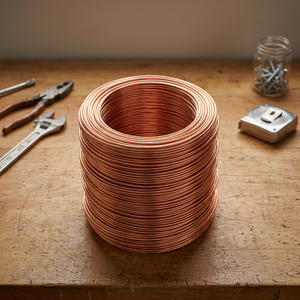 Tube capillaire en cuivre souple de 5 kg, enroulé, de précision, flexible, pour la réfrigération, la climatisation, le refroidissement et l'industrie. - Product Image 1