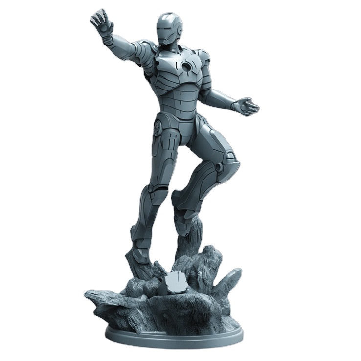 Экшн-игрушки Аниме, фигурки героев, игрушечные фигурки, статуи черной Пантеры, Железного Человека-паука, статуэтки, фигурки из смолы