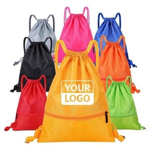 <b>Backpack</b> <b>Drawstring</b> Mesh Tote Mesh <b>Backpack</b> With <b>Drawstring</b> Closure Net Mesh <b>Drawstring</b> <b>Backpack</b> Bag - Product Image 6