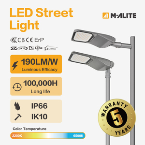 Lampadaire LED certifié ENEC pour l'éclairage public des rues européennes, les travaux publics et la sécurité routière - Product Image 6