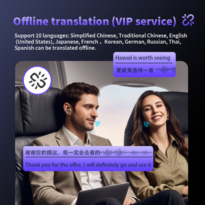 VORMOR V15 Traduction hors <span class=keywords><strong>ligne</strong></span>, traduction audio et <span class=keywords><strong>vidéo</strong></span> <span class=keywords><strong>en</strong></span> <span class=keywords><strong>ligne</strong></span>, 150 langues, interprétation simultanée, écouteurs de traduction - Product Image 5
