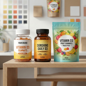 Capsule de vitamine D3 en gélule molle, complément nutritionnel, favorise l'absorption du calcium, renforce l'immunité, les os et les dents, adolescents - Product Image 3