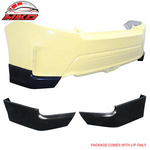 Compatible con Scion tC 14-16, estilo Ikon, protectores laterales para parachoques trasero, sin pintar, PU, 2 piezas, accesorio exterior de alta calidad - Product Image 4