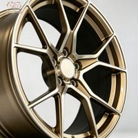 جنوط سيارة BMW الفئة الثالثة F30 مخصصة من البرونز المطروق بخمسة أذرع مقاس 19x8.5J، 5x120 ET35 CB72.6 لتصنيع سيارات السيدان