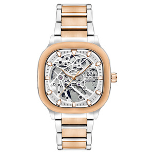 Montre pour homme carrée luminescente, bracelet en acier étanche, montre de mode automatique mécanique - Product Image 4