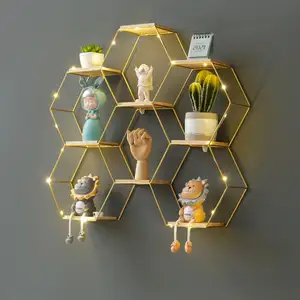 Perforatievrije Ins Creatieve Onregelmatige Rekken Muur Hangende Woonkamer Interieur Decoratie Eetkamer