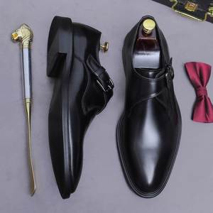 Ropa Casual Transpirable de Alta Calidad con Acabado de Cuero para Hombre, Combinada con Zapatos Casuales de Negocios de Cuero - Product Image 5