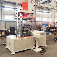 Presse à poudre à quatre colonnes servo de 100 tonnes, utilisée pour le formage de poudres métalliques et le formage d'aliments pour appâts de pêche