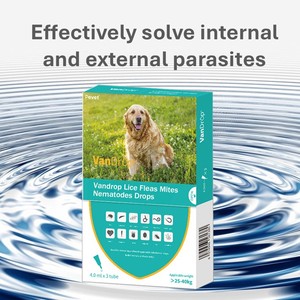 Gocce Antiparassitarie per Cani 25-40kg Contro Pulci, Zecche, Vermi Rotondi, Vermi a Coda di Cavallo, Vermi del Cuore, Microfilaria - Sicure per Cani in Gravidanza e Allattamento - Product Image 6