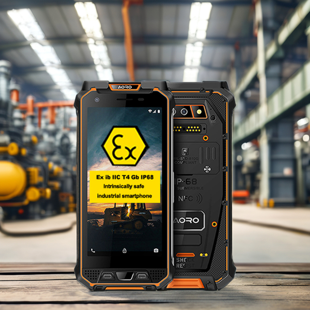 4g Lte Handheld Terminal VHF Outdoor Anti-fall Telefono Resistente Ip68 Waterproof Dust Shock Atex Rugged Smartphone