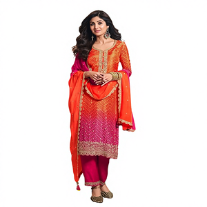 Nouvelle robe de fête Abaya pour femmes musulmanes en polyester à imprimé numérique, longueur régulière, 2024 - Product Image 3