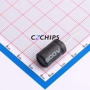 Inductor de Anillo de Color XR10*16-681K-L / Componente de Orificio Pasante (THT), D10xL16mm 680uH 10% 1A 640mOhm - Product Image 1