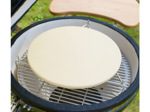 KAMADO — pierre à Pizza en céramique, accessoires pour BBQ, cuisine ronde - Product Image 2