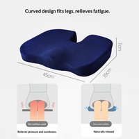 Coussin de chaise de bureau ergonomique avec protection lombaire intégrée et coussin d'assise pour l'été
