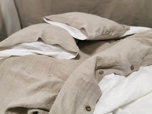 Groothandel Effen Kleur Linnen Laken Set-Aangepaste Grootte & Logo Oem/Odm Beschikbaar - Product Image 4