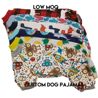 Özel tasarım esnek yumuşak köpek pijama düşük MOQ ile
