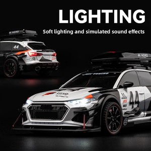 Modelo de Coche de Carreras de Aleación Fundida a Presión a Escala 1:24, Coche de Rally RS6, Venta al por Mayor, Envío Directo Transfronterizo, Juguete Unisex - Product Image 3