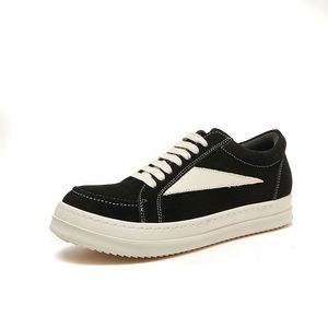 Chaussures de sport basses en daim à lacets pour hommes 2026 de haute qualité, avec plateforme et semelle épaisse luxueuse, design décontracté et plat, pour la marche - Product Image 5