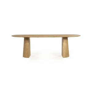 Mesa de Comedor Industrial con Tablero de Madera y Base Sólida, Juego de Muebles para Comedor, Cocina, Hotel, Apartamento, Venta al Por Mayor - Product Image 1
