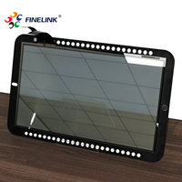 Miroir de salle de bain intelligent personnalisé de 15,6 pouces avec écran tactile capacitif, étanche, affichage mural pour maison intelligente