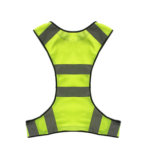 เสื้อกั๊กนิรภัยสำหรับกีฬากลางแจ้งแบบบางพิเศษ ระบายอากาศได้ดี พร้อมไฟ LED สะท้อนแสง มาตรฐาน ANSI Class 1 รับสกรีนโลโก้ตามแบบ ขายส่งจากโรงงาน - Product Image 5