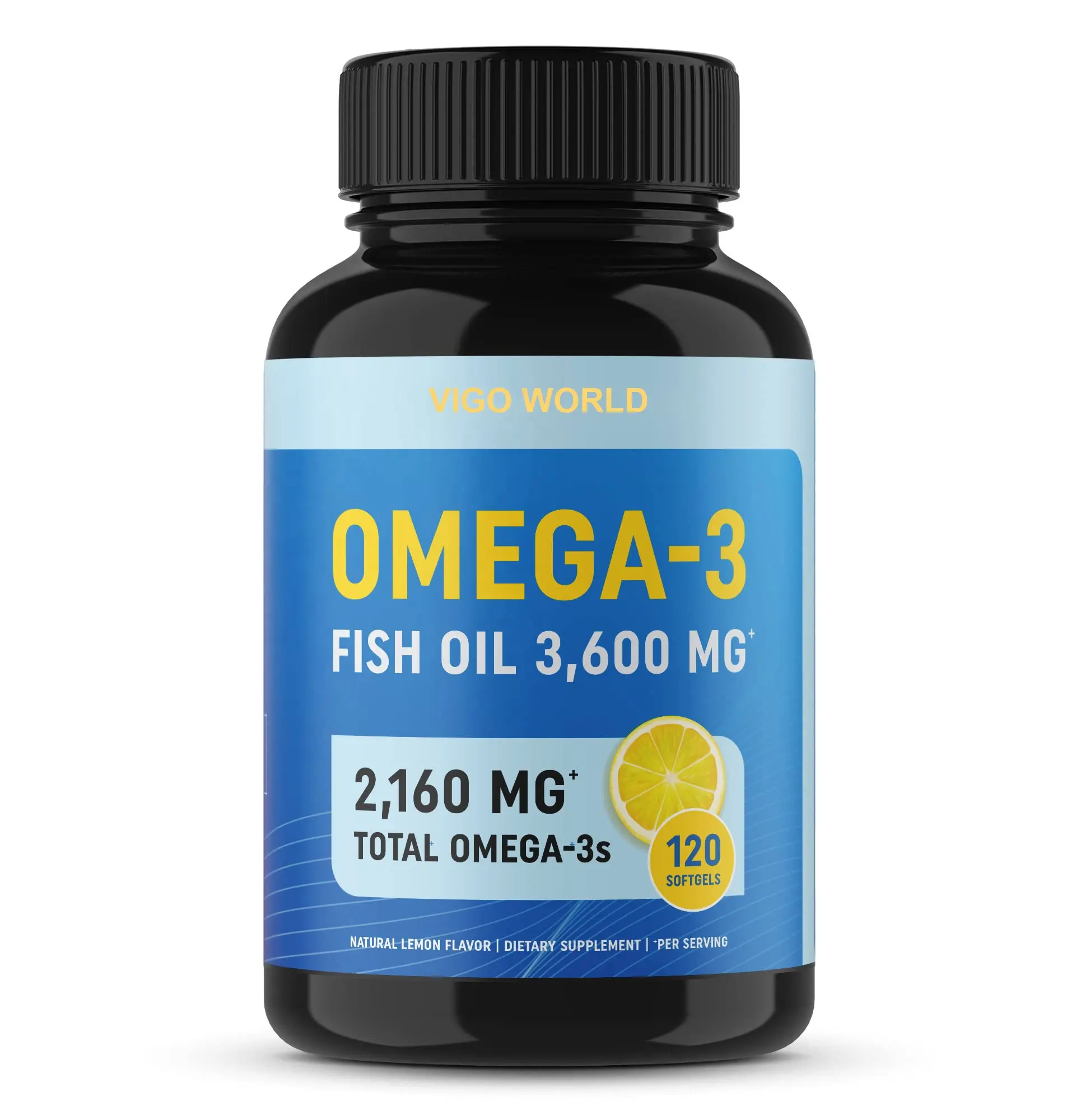 Hochwirksame Omega-3-Fischöl-Softgel EPA-und DHA-Ergänzungen für Erwachsene unterstützen die Gesundheit von Gelenken, Gehirn und Augen