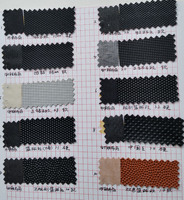 Cuir PU noir gaufré 1.0 imperméable extensible à pois antidérapant décoratif pour tapis de sol de voiture, meubles, canapés et sacs