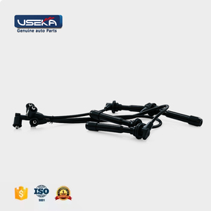 USEKA Ensemble de 4 câbles de bougies d'allumage 27501-23B70 Pièces automobiles Câble d'allumage pour <span class=keywords><strong>Hyundai</strong></span> Elantra Coupé Sonata pour Mitsubishi L300 - Product Image 1