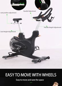Vélo de spinning magnétique professionnel pour la maison et la salle de sport – Équipement de fitness commercial pour l'exercice en intérieur - Product Image 4