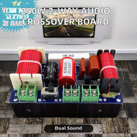 Filtre de séparation de fréquence 250W pour haut-parleur aigus et grave, filtre passe-haut et passe-bas, filtre de division de fréquence WEAH 204 Audio passif 2 voies