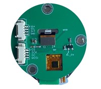 Écran LCD rond de 1,28 pouce avec panneau tactile capacitif et carte adaptateur ESP32