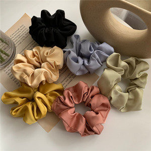Coleteros de Seda de Color Sólido de Moda, Lazos <span class=keywords><strong>El</strong></span>ásticos de Satén <span class=keywords><strong>para</strong></span> <span class=keywords><strong>el</strong></span> Cabello, Bandas <span class=keywords><strong>El</strong></span>ásticas Simples <span class=keywords><strong>para</strong></span> <span class=keywords><strong>el</strong></span> Cabello <span class=keywords><strong>para</strong></span> Mujeres y Niñas - Product Image 2