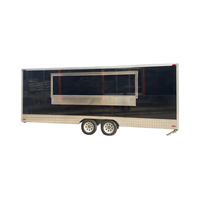 Remorque de nourriture de concession mobile de 18 pieds avec Pizza BBQ personnalisé Hamburger café Hot Dog équipement de cuisine complet fabriqué en Chine