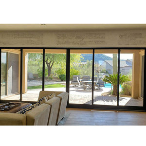 Cách âm 12 chân đa Bảng điều chỉnh nhôm cửa trượt màu lowes trượt kính Patio cửa giá - Product Image 6