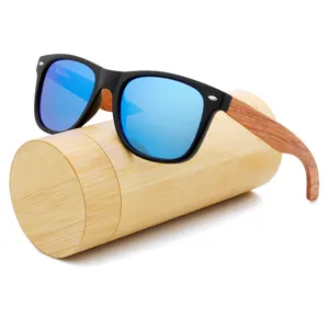 Bamboo Sunglasses 2024 Custom Logo Bamboo Wood Sunglasses Polarized CE