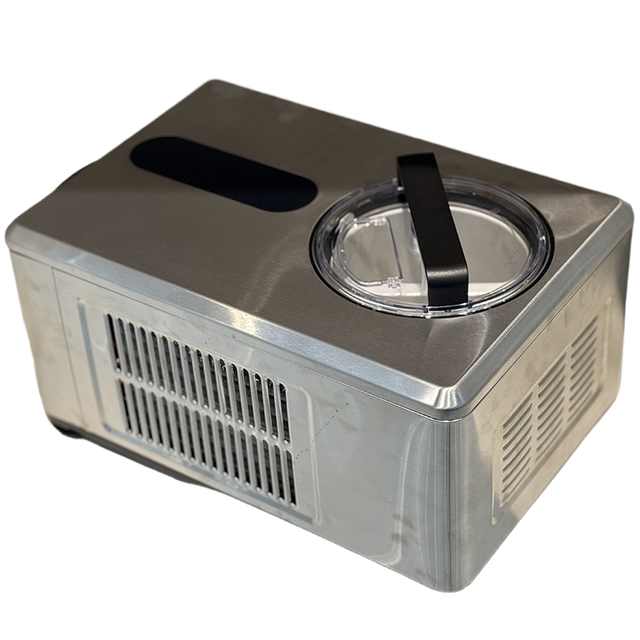 2L Fully Automatic Miniature Commercial & Household Ice Cream Machine Silver Touch Refrigerate-Electric Power Source