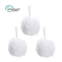 Boule éponge de bain en maille PE nouvelle collection, vente en gros, Loofah naturelle, exfoliante, nettoyage du corps, bulle de douche pour femmes